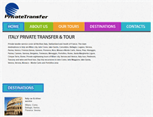 Tablet Screenshot of privatetransfer.net